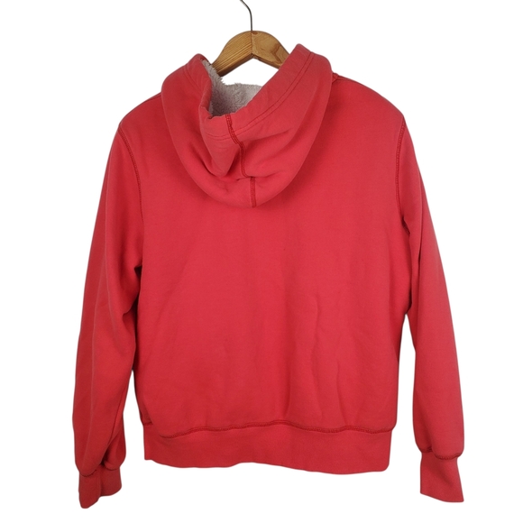 GreenTea Coral Zip-Up Hoodie. Sherpa Lined. Women's XL. H101 - Picture 3 of 8